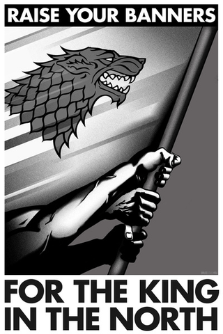Illustration for article titled Westeros meets WWII in these Game of Thrones propaganda posters